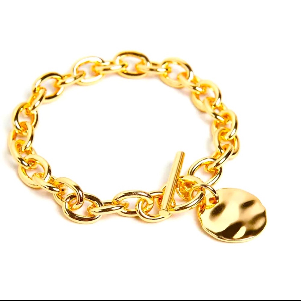 T Bar Toggle Clasp Jewelry Luxury Chunky Chain Bracelet